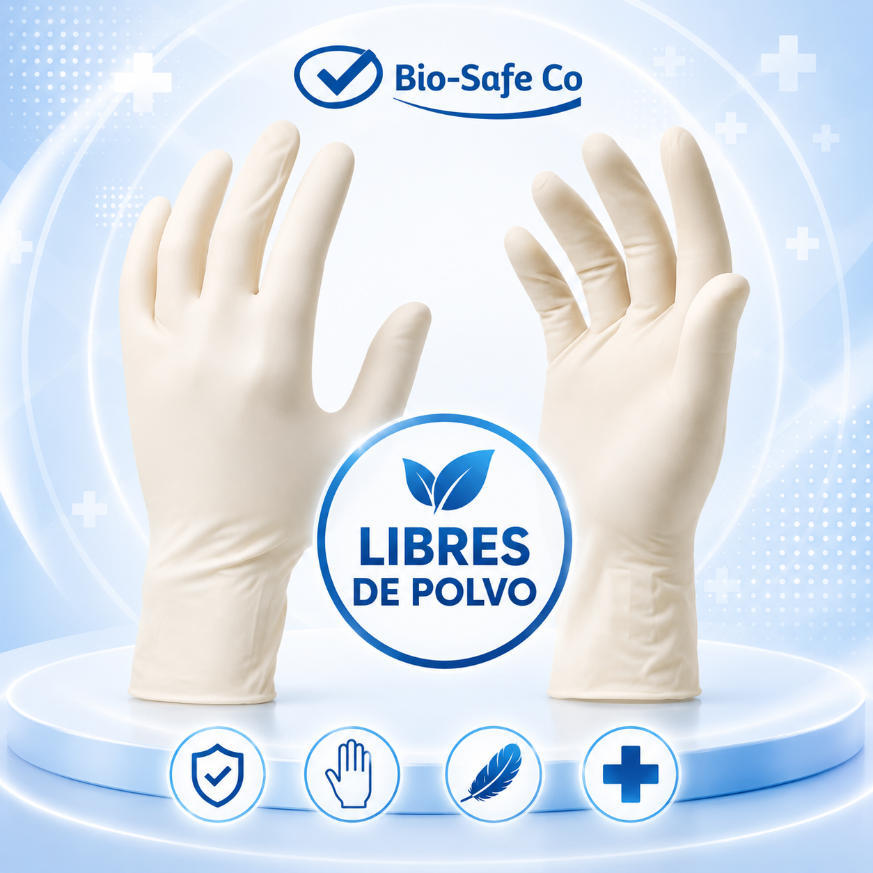 ChatGPT Image 16 jul 2026, 23_57_53 Guantes De Latex. SIN TALCO. Caja X 100 Unds - Image 1